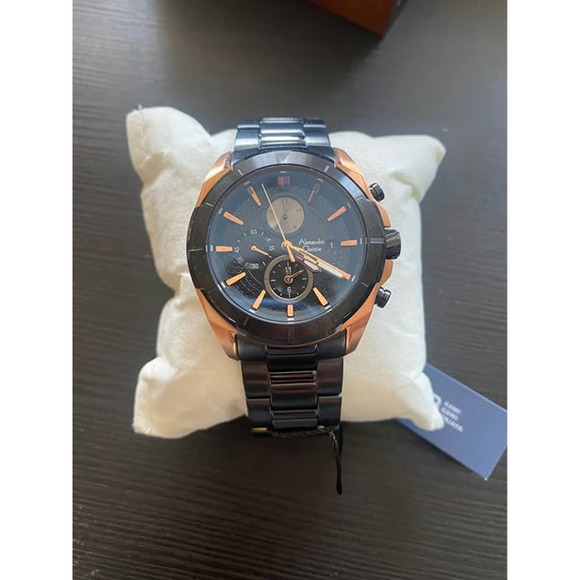 Alexandre Christie 6596MCB Bronze & Black Dial Battery-Powered Chronograph Men’s - Picture 3 of 3